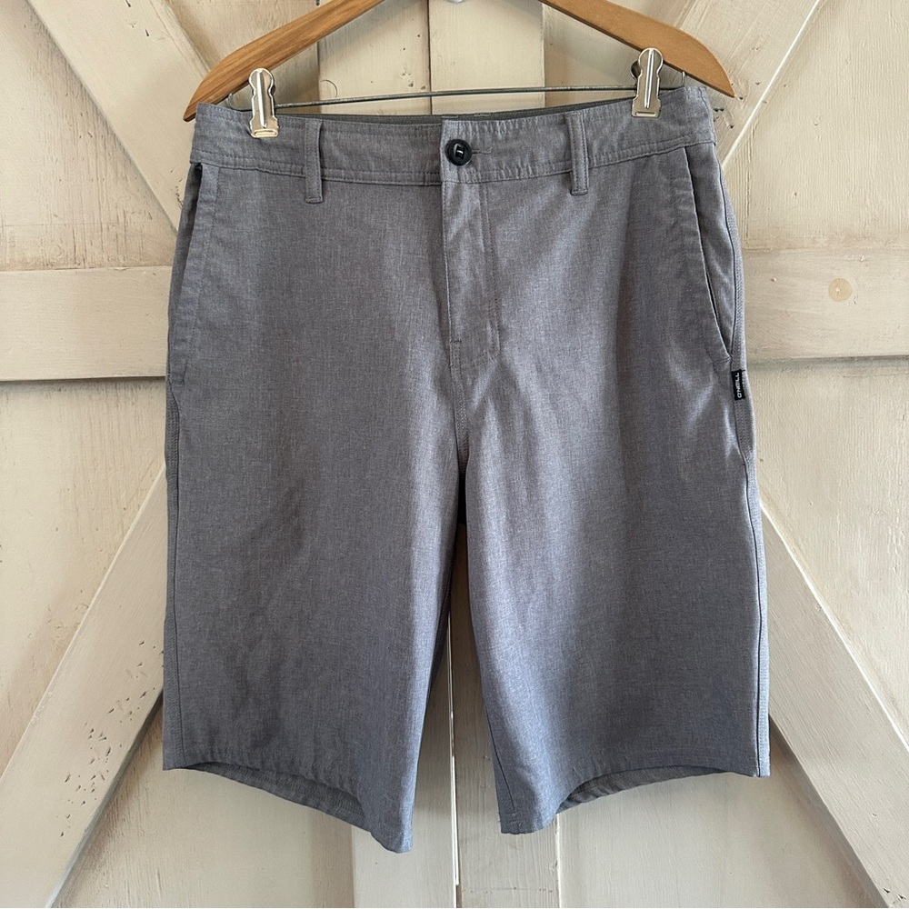 O’Neill Hybrid Gray Stretch Walk Shorts Mens Size 30 Casual Golf Surf